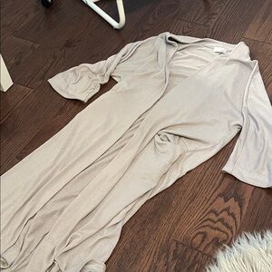 Wilfred Beige Long Cardigan